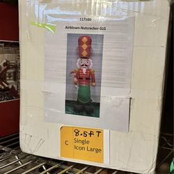 8.5 ft tall christmas nutcracker inflatable