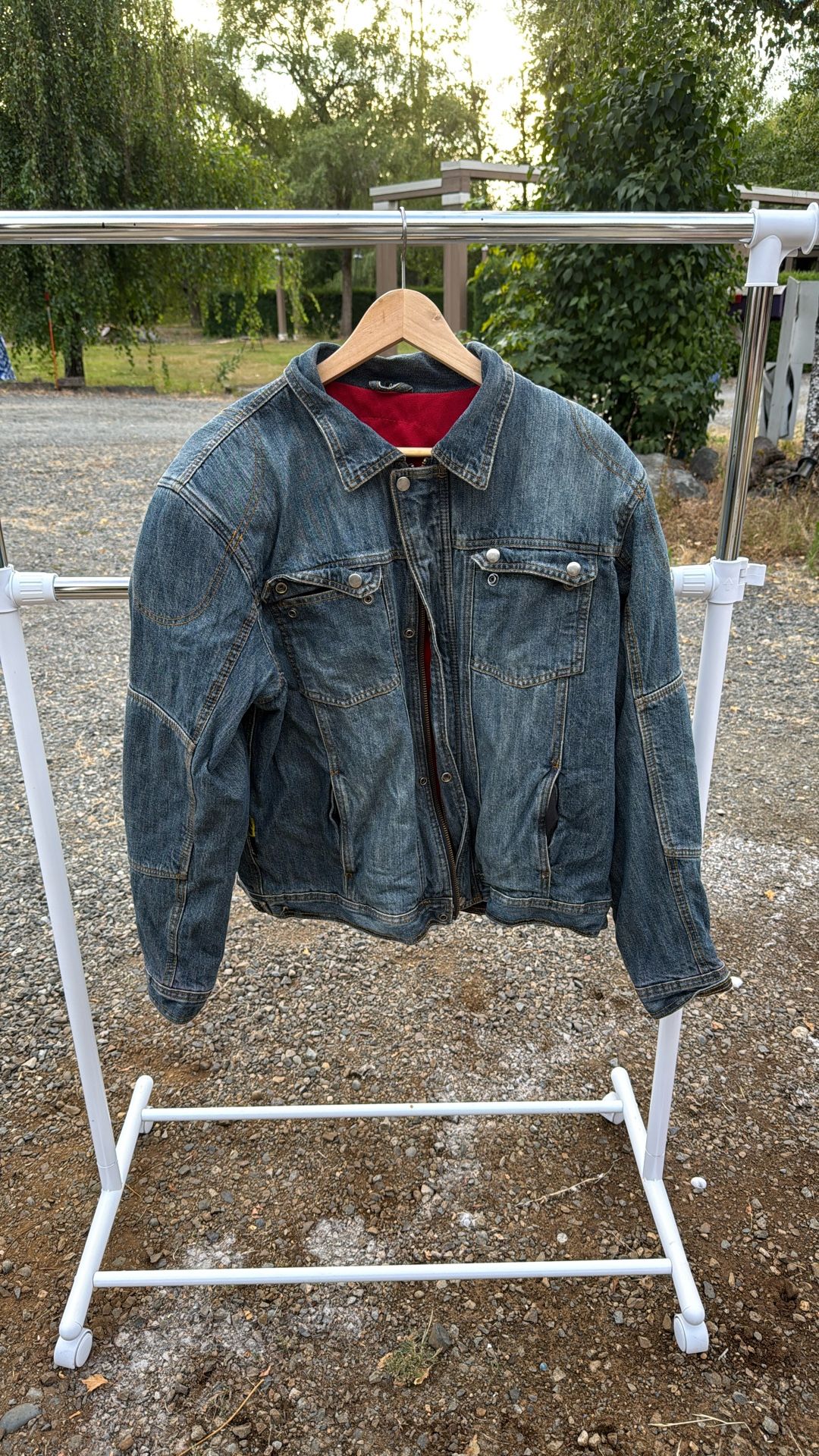 Ironworkers Motorcycle Jean Jacket