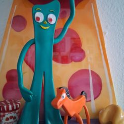 1980's Vintage Gumby And Pokey Fugurines