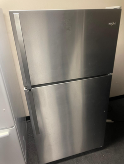 Whirlpool Top Mount Fridge Stainless Steel