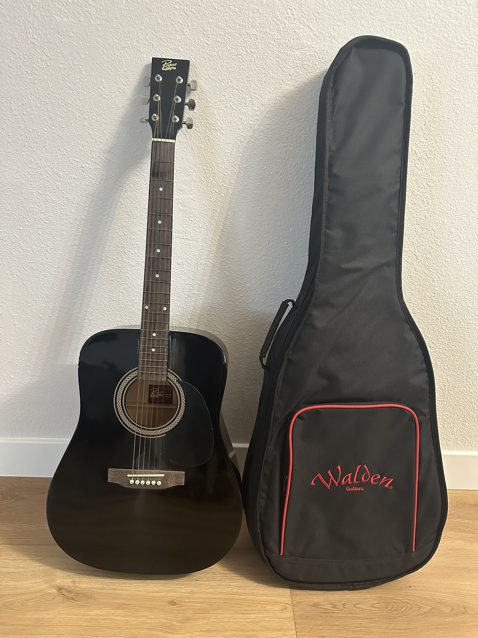 Acoustic Guitar W/ Guitar Case (Ready To Play)