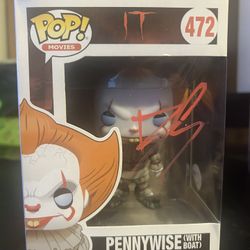 Pennywise (With Boat) Signed By Bill Skarsgard PSA Certified!