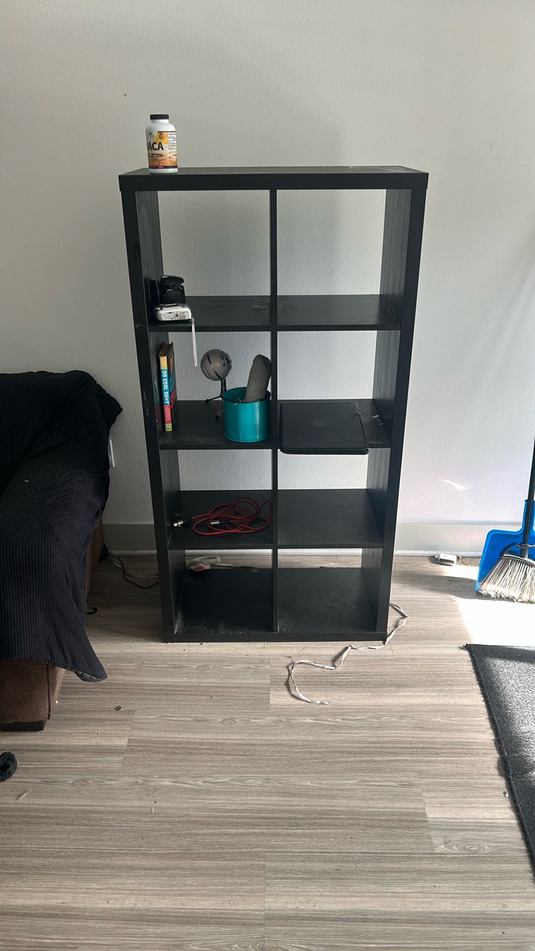 4x2 All Black Dresser/Shelves