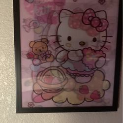 picture changing hello kitty frame