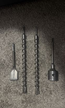 Milwa SDS-MAX Carbide Bit, Chisel, Carbide SDS-PLUS Core