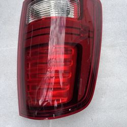 2013-2018 Ram 1500 - Driver Side Tail Light, with Bulb, LED, Clear and Red Lens, Black Interior, With Sport Type