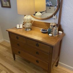 Antique dresser with Mirror