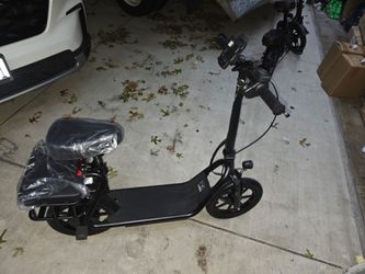 Electric Scooter With Seat