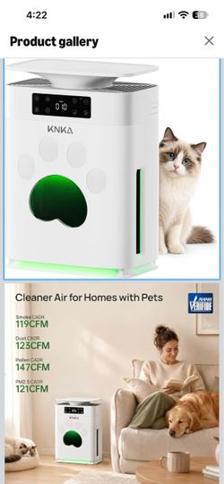 New KNKA Pet Air Purifier