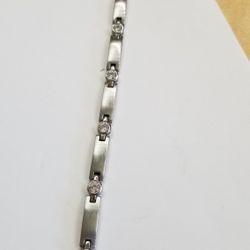 Bracelet Stainless Steel With Czs