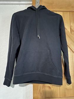 Sunspel Black Hoodie Sweater 