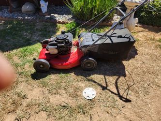 Six point five lawn mower self propel , tuned up