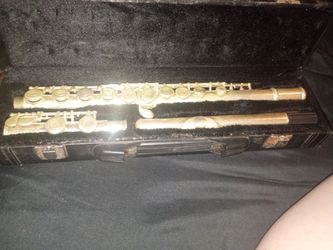 Silver Student Flute with Hard Case