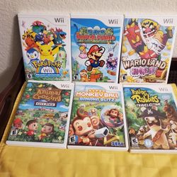 NINTENDO WII GAMES 