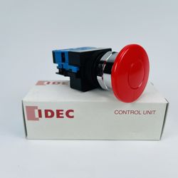 IDEC ABW410-R Control Unit Red Push Button Made In Japan 12-22AWG,1.ON•M
