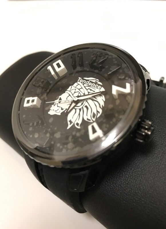 Tendence Apache Skull Hydrogen Black White Watch Electronics & Media