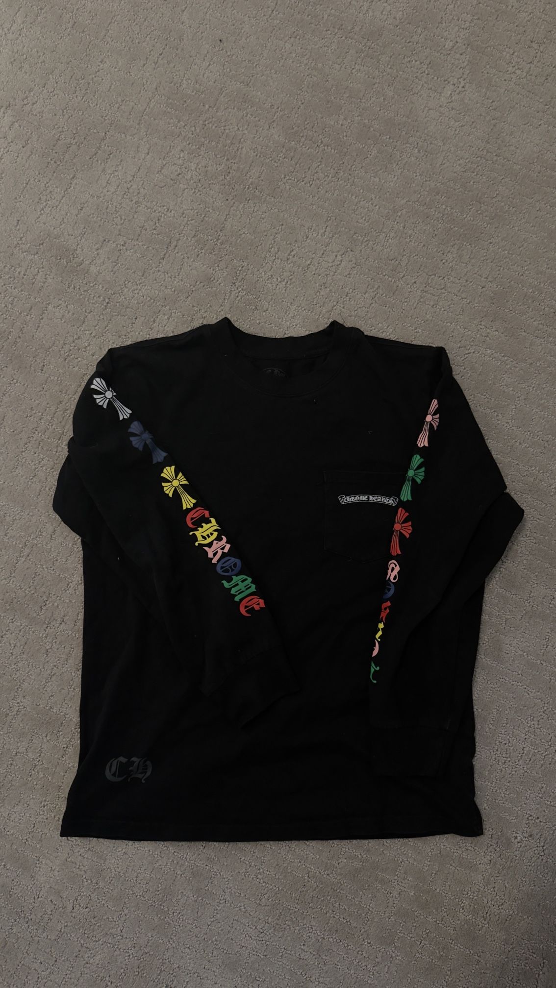 Chrome Hearts Long Sleeve & Denim Tear Shorts