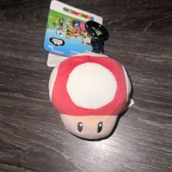 Club Mocchi Mario Mushroom Keyring