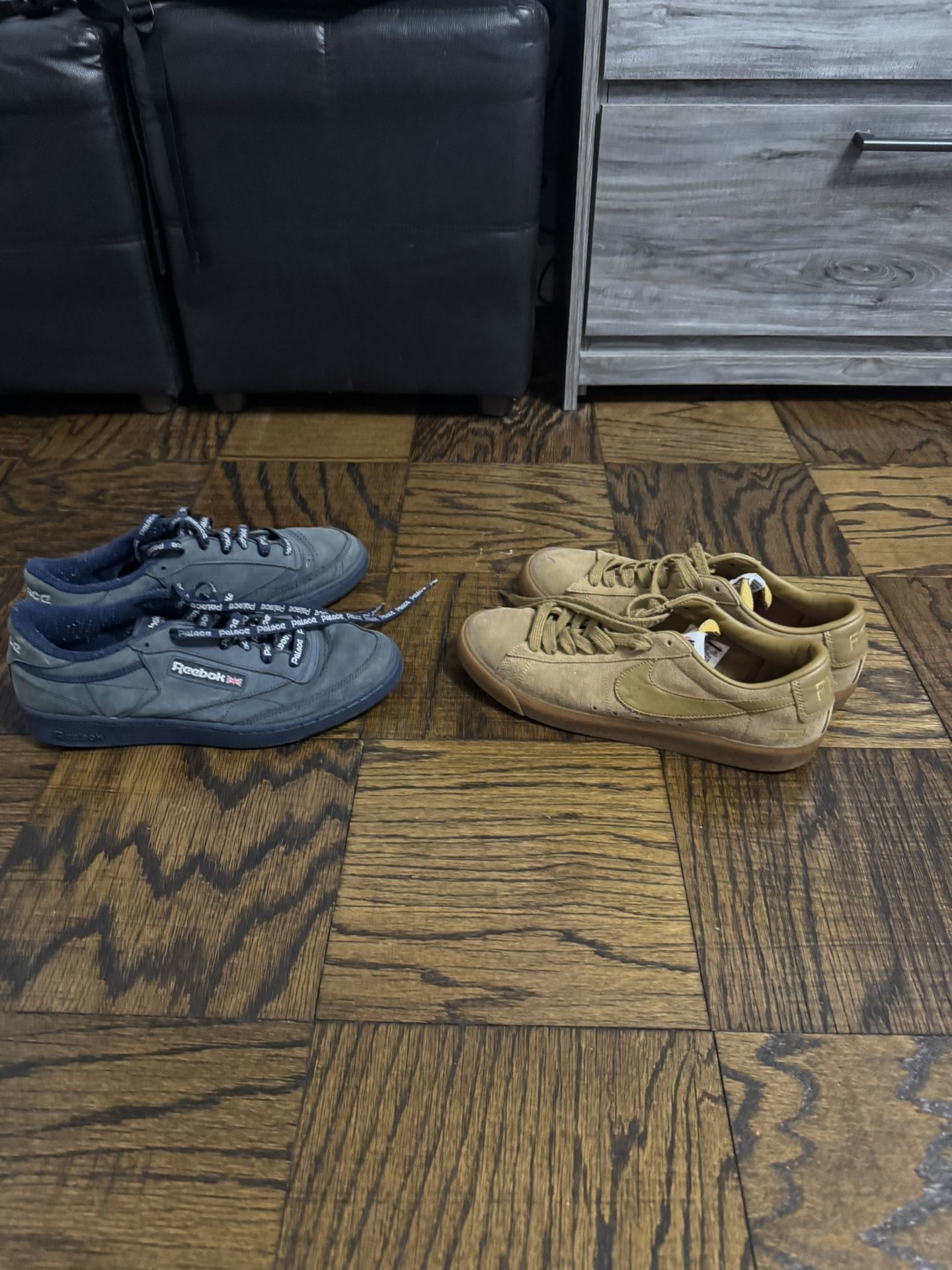 Supreme Blazer Nikes And Palace Reeboks Size 10