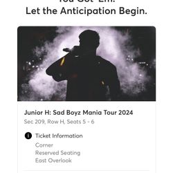Junior H tickets Oct 11