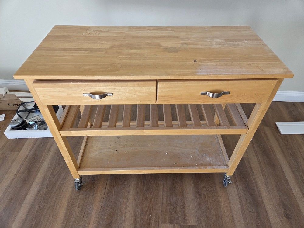 Wheeled Kitchen Island / Table Top.