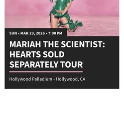 Mariah the Scientists VIP Ticket 