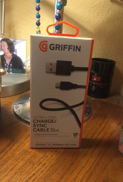 Griffin charge/sync w/ Micro USB - 10’