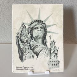 Statue of Liberty 100 Anniversary Limited Edition July 4 1986 Tile