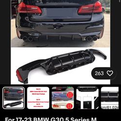 2017-2023 BMW G30 5 Series M Competition Diffuser 