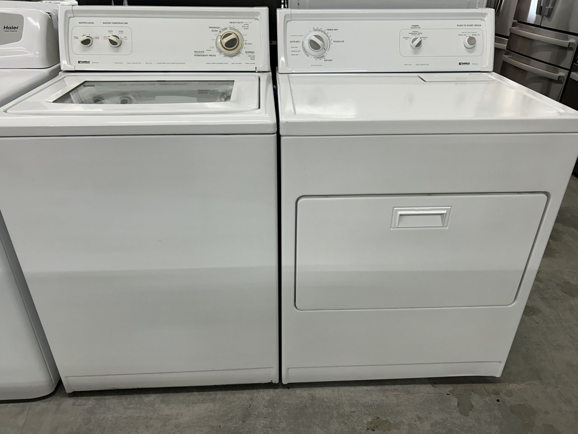 Kenmore Washer Dryer Set