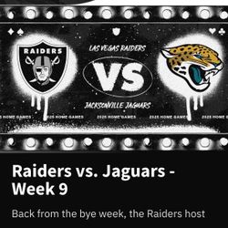 Las Vegas Raiders Vs Jacksonville Jaguars 
