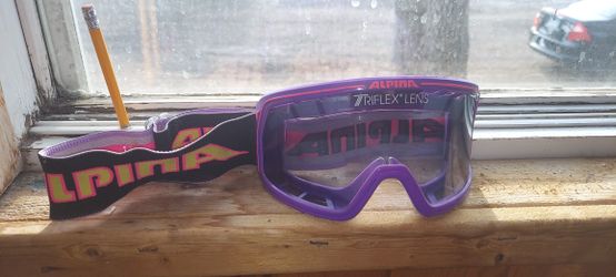 Alpine Goggles. Purple And Pink
