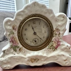 Antique New Haven Porcelain Clock
