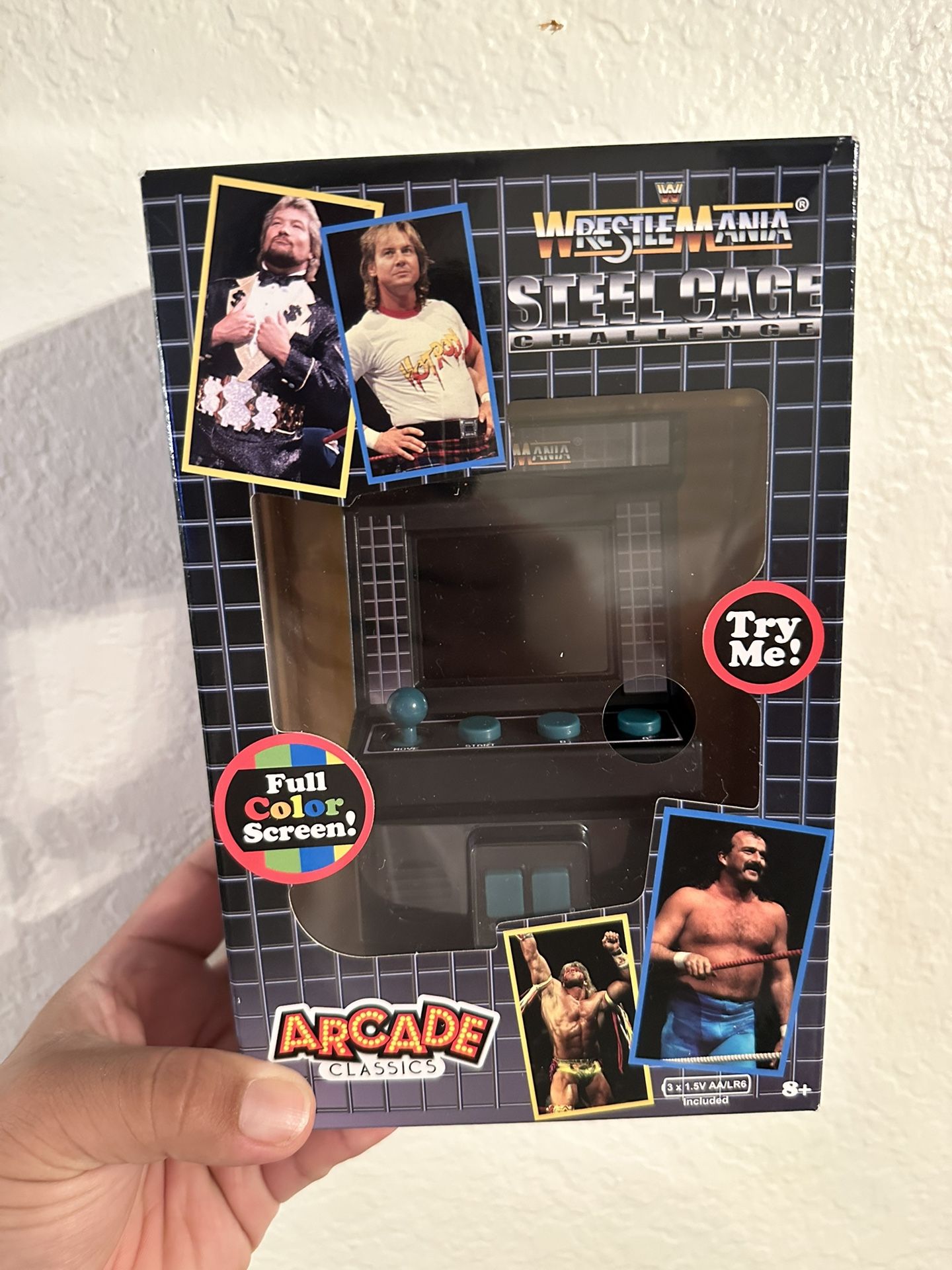 Arcade Classics Wrestlemania Steel Cage With Color