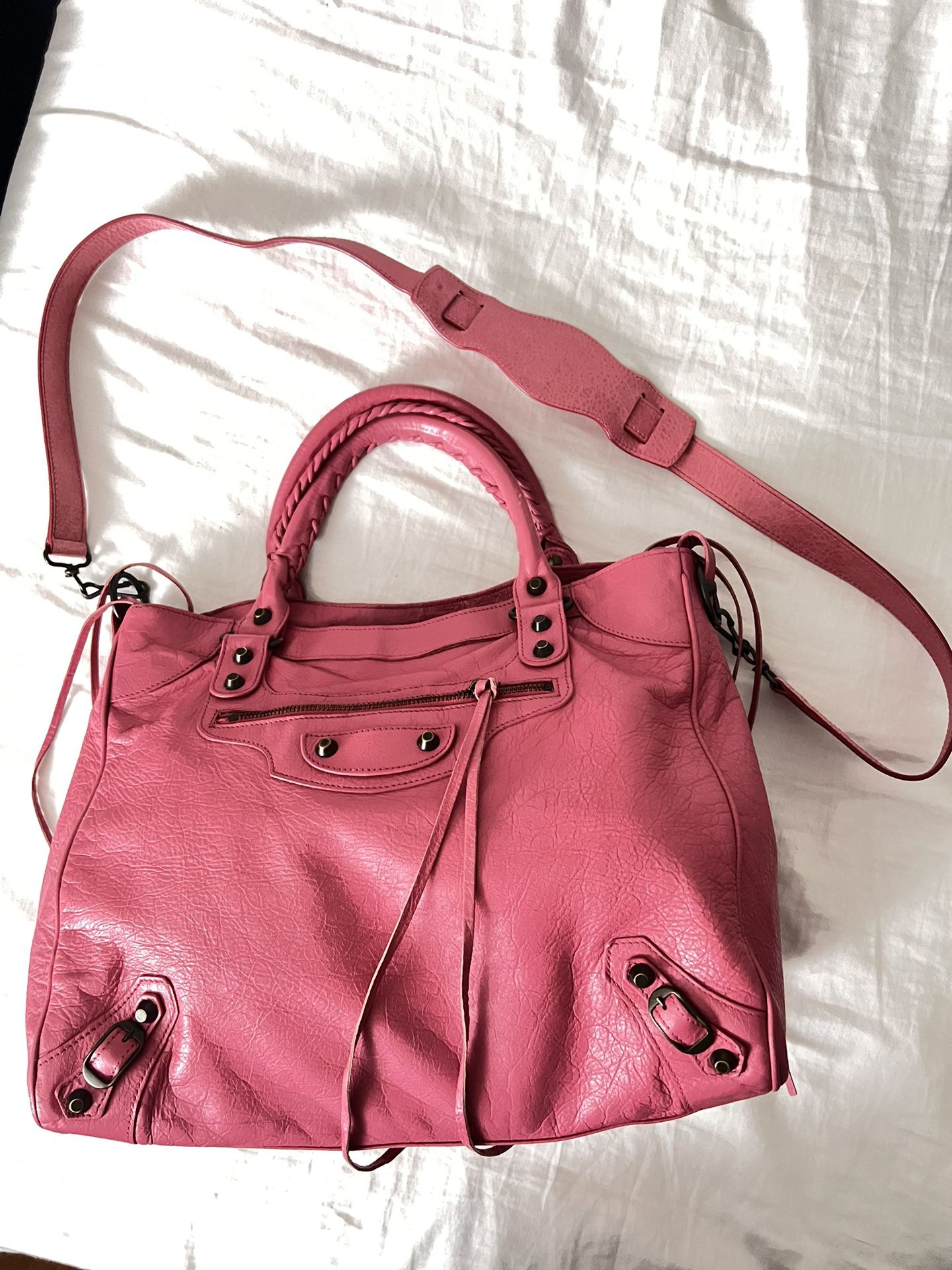 AUTHENTIC Balenciaga Pink Leather Bag