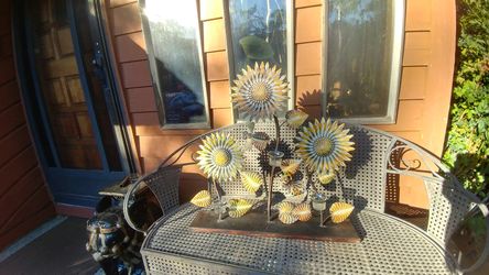 Metal art work. 27" H x 25" W