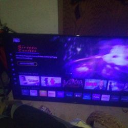 75-in flat screen TV