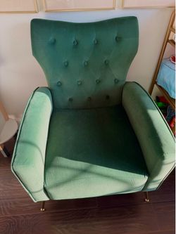 Velvet chair