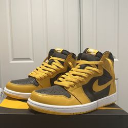 Jordan 1 pollen (worn 1x)($100 OBO)