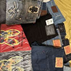 PANTALON ROCK REVIVAL, TRUE RELIGION , LEVIS, HOLLISTER, CAMISAS PHYCHO BUNNY ETC…
