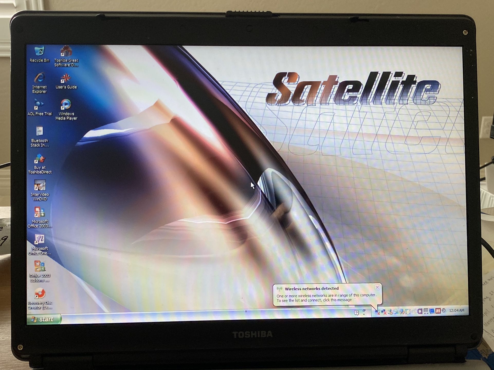 Toshiba Satellite Laptop Computer A105-S4064