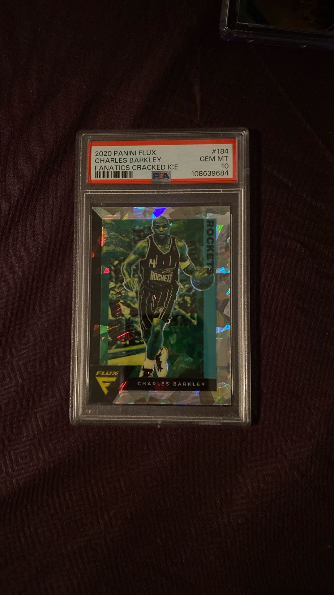 PSA 10 Charles Barkley Cracked Ice POP 2 Slab