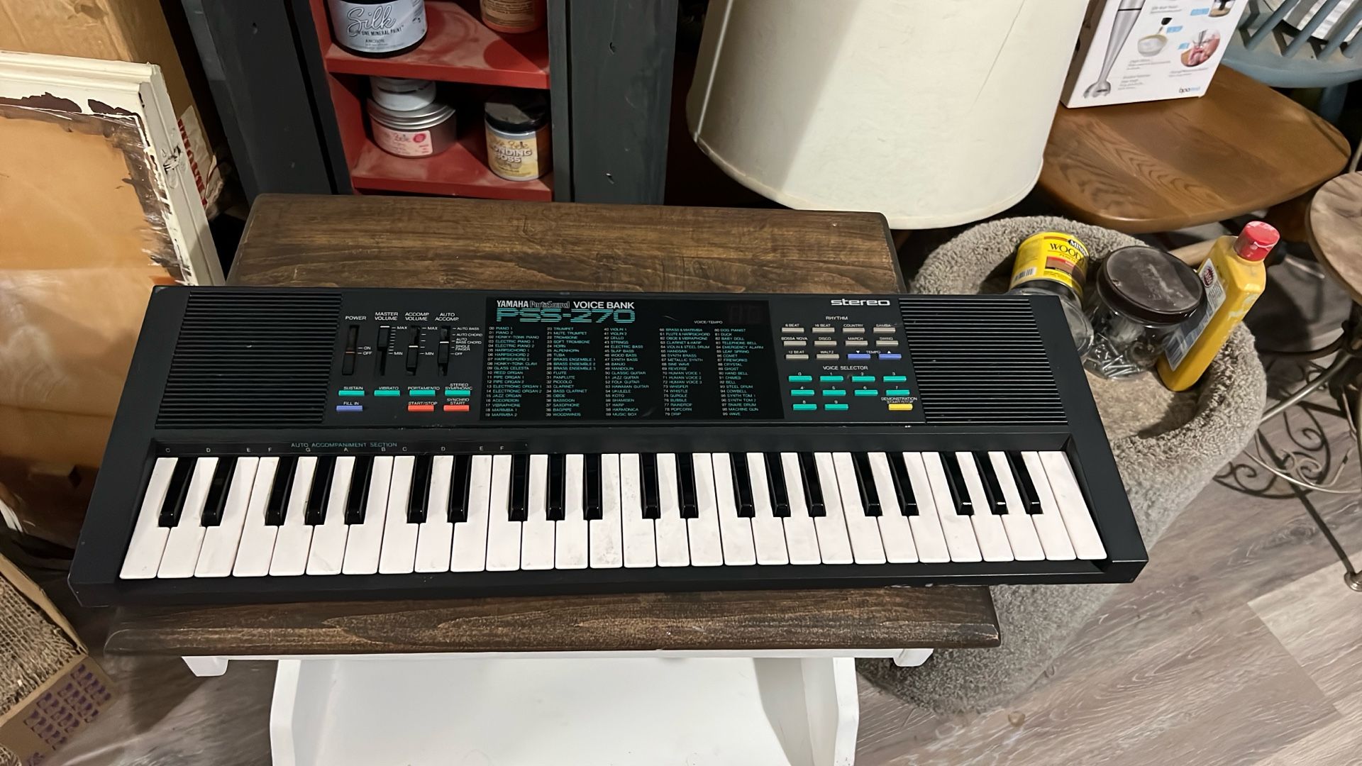 Yamaha PSS-270 Electronic Keyboard Black