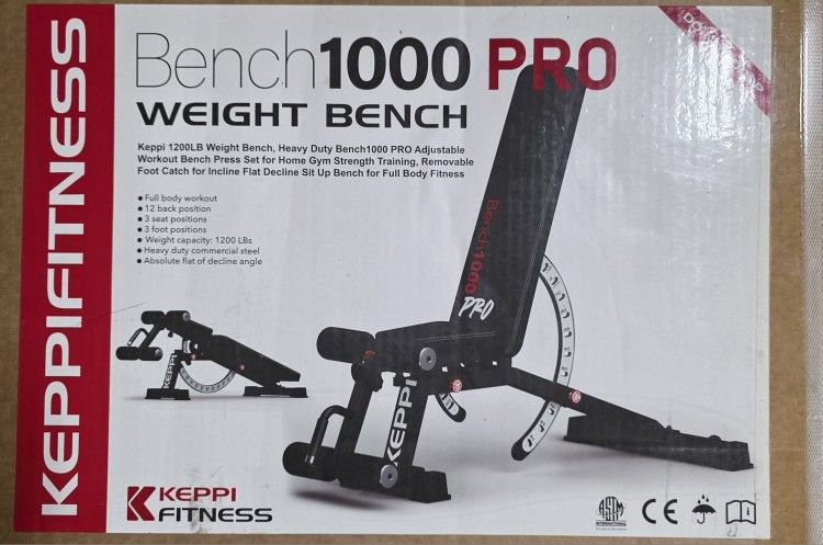 Keppi Weight Bench Bench1000 Pro