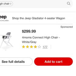 4 Mom Connect High Chair