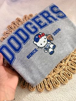 Dodgers kitty Crewneck