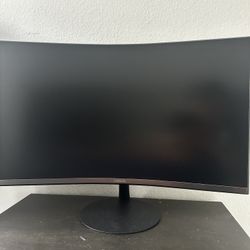 Samsung - S39C 27" FHD 75Hz Curved Monitor (HDMI, DisplayPort) - Black