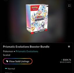 Prismatic Evolution Booster Bundle Box