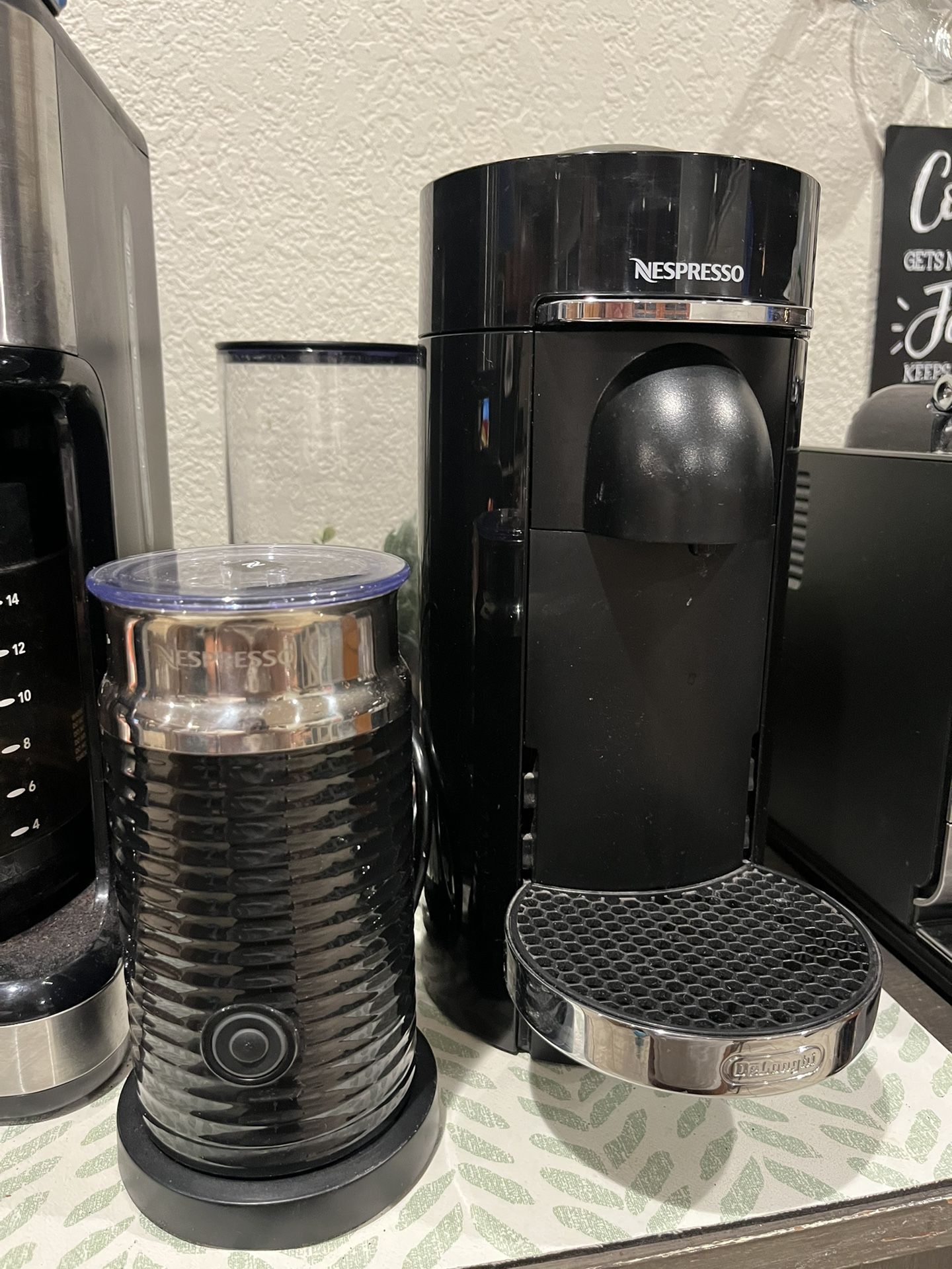 Nespresso Vertuo Coffee Machine and Frother