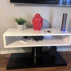 Modern Black And White Tv Stand